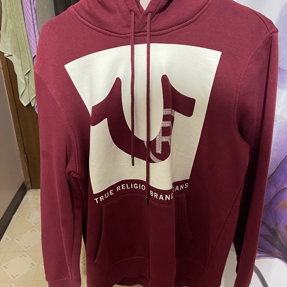 Maroon True Religion tracksuit (size medium men’s) - Picture 3 of 7